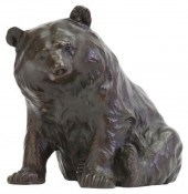 JAPANESE PATINATED BRONZE OKIM