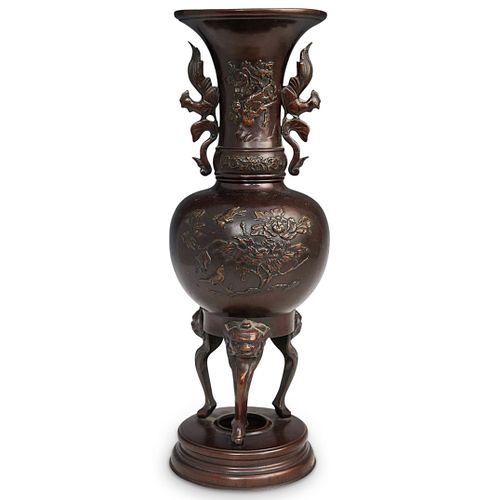 JAPANESE PATINATED BRONZE