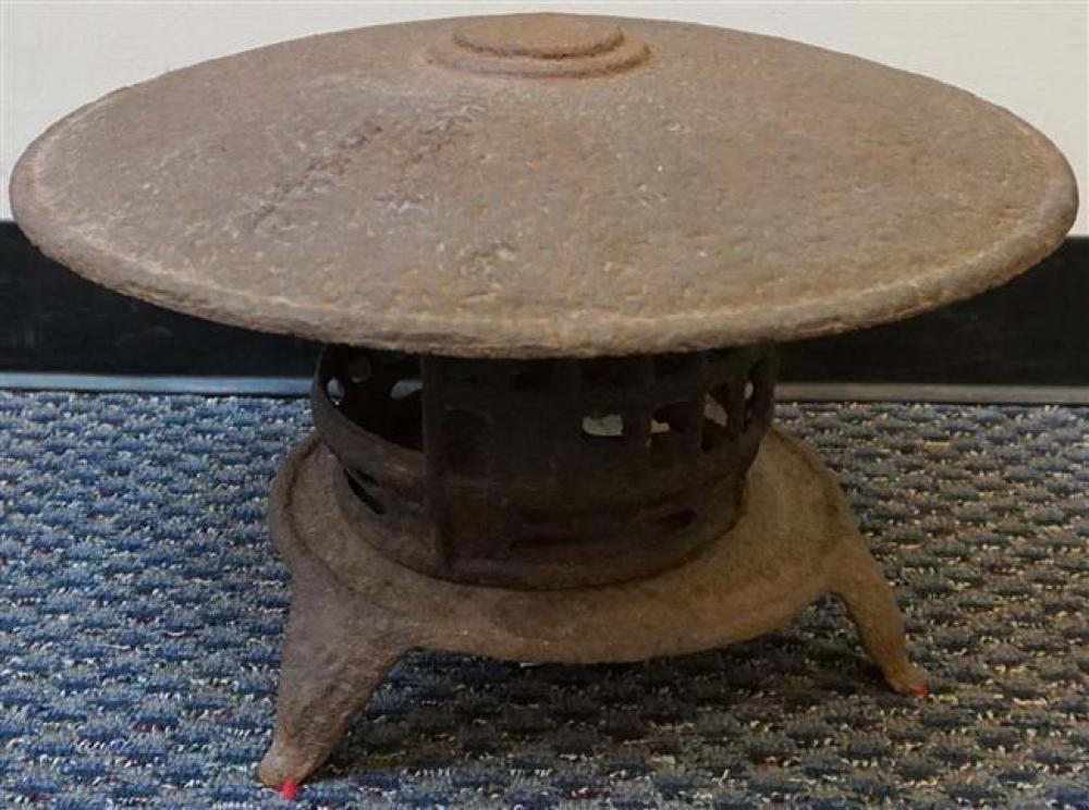 JAPANESE PATINATED METAL PAGODA