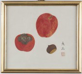 JAPANESE "PERSIMMON, APPLE & H