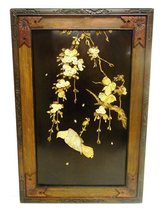 Japanese plaque: high relief bone