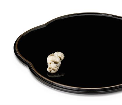 Japanese plum blossom form black
