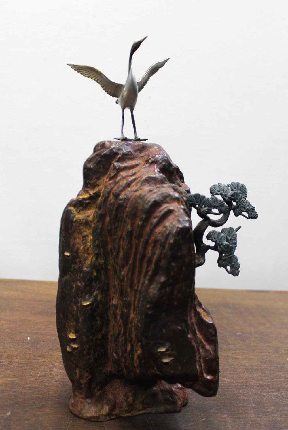 JAPANESE POLYCHROME BRONZE