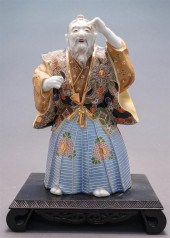 JAPANESE POLYCHROME DECORATED