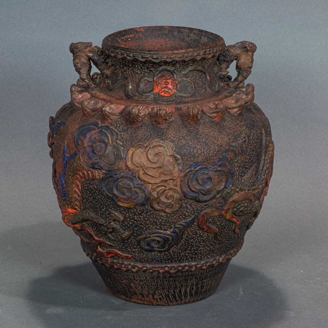 JAPANESE POLYCHROMED CERAMIC