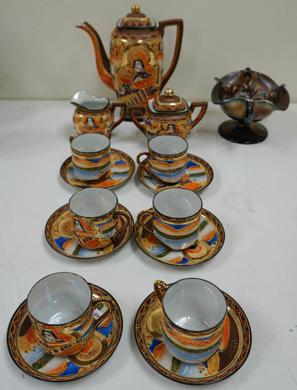 JAPANESE PORCELAIN 15-PIECE TEA SET