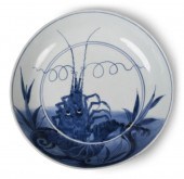 JAPANESE PORCELAIN BLUE AND WH