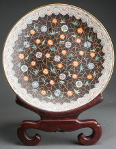 JAPANESE PORCELAIN CHARGER WIT