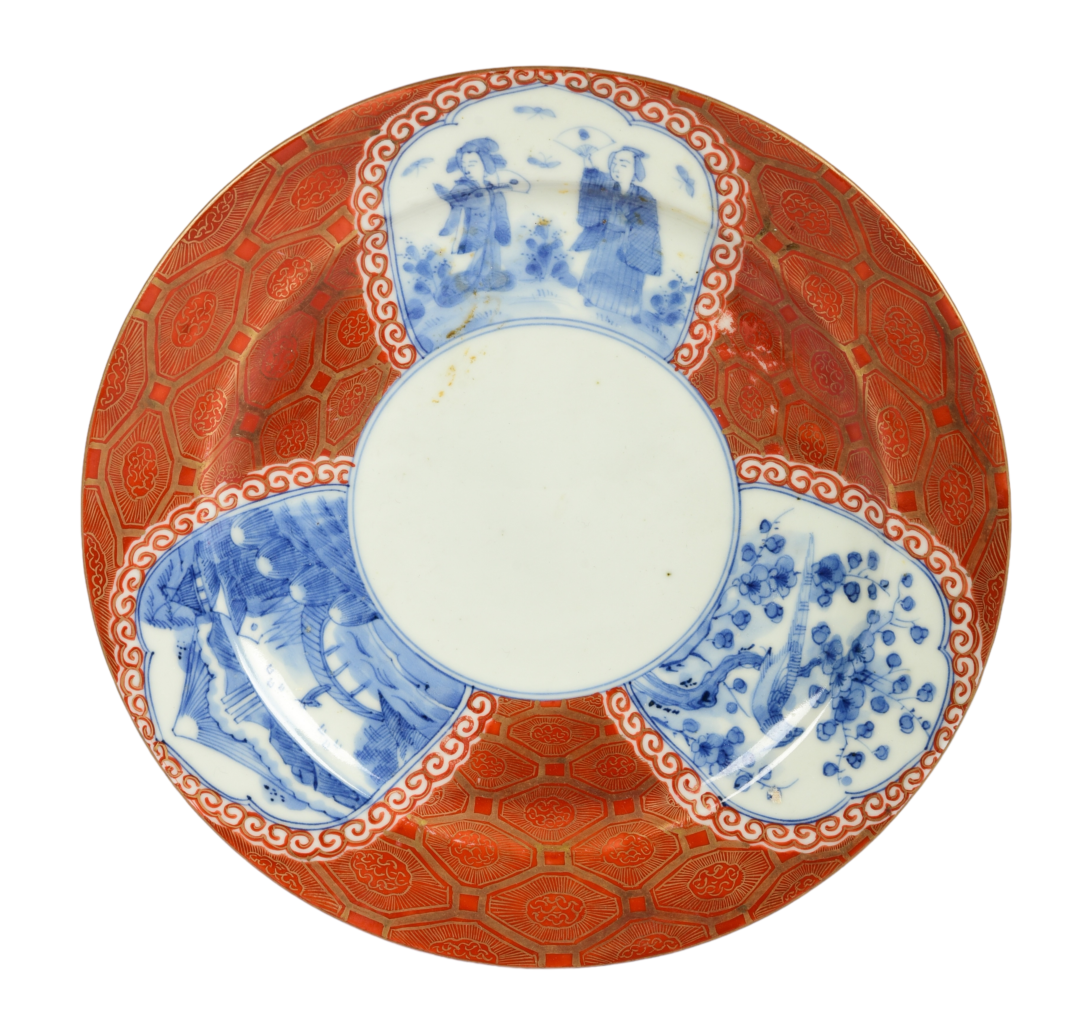Japanese porcelain plate,
