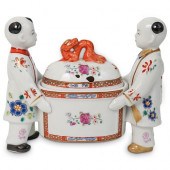 JAPANESE PORCELAIN POTPOURRI F