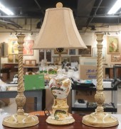 JAPANESE PORCELAIN TABLE LAMP