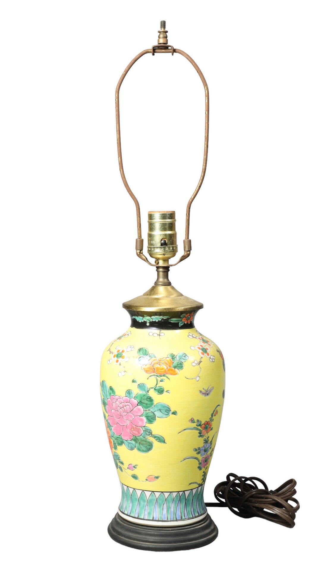 Japanese porcelain vase, birds &