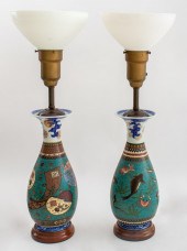 JAPANESE PORCELAIN VASES MOUNT