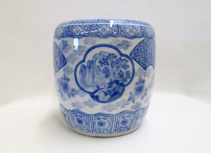JAPANESE POTTERY HIBACHI hand