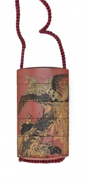 JAPANESE RED, BLACK AND GOLD L