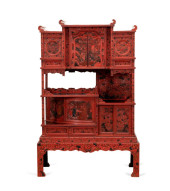 JAPANESE RED LACQUER SHODHANA