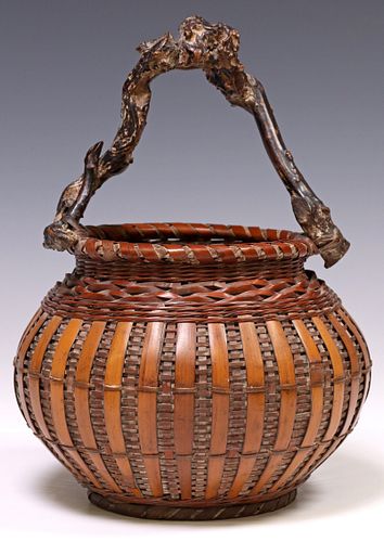 JAPANESE ROOT-HANDLED WOVEN
