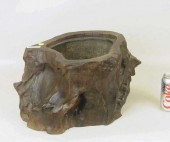 JAPANESE ROOTWOOD PLANTER WITH