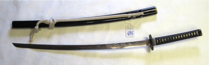 JAPANESE SAMURAI SWORD SIGNED