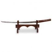 JAPANESE SAMURAI SWORD W/ WOOD