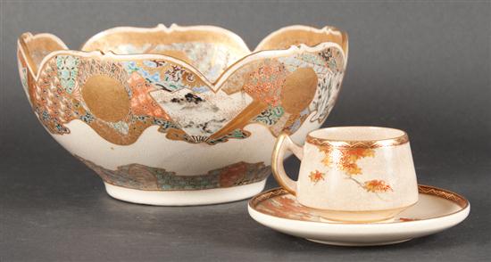 Japanese Satsuma earthenware