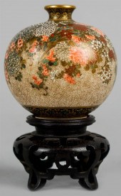 JAPANESE SATSUMA EARTHENWARE M
