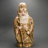 JAPANESE SATSUMA FIGURE OF JUR