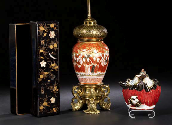 Japanese Satsuma Jar,  now