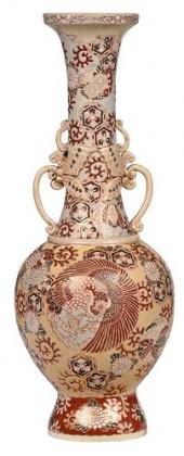 JAPANESE SATSUMA MORIAGE VASEM