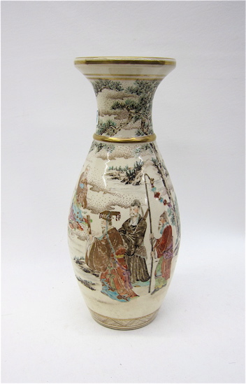 JAPANESE SATSUMA PORCELAIN VASE