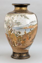 JAPANESE SATSUMA PORCELAIN VAS