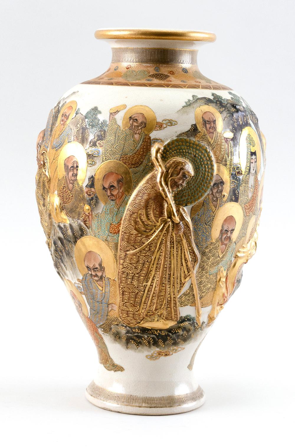 JAPANESE SATSUMA PORCELAIN VASE