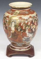 JAPANESE SATSUMA POTTERY BUDDH