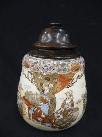 Japanese Satsuma Pottery Jar