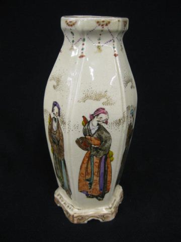 Japanese Satsuma Pottery Vase