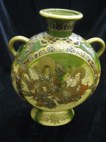 Japanese Satsuma Pottery Vase