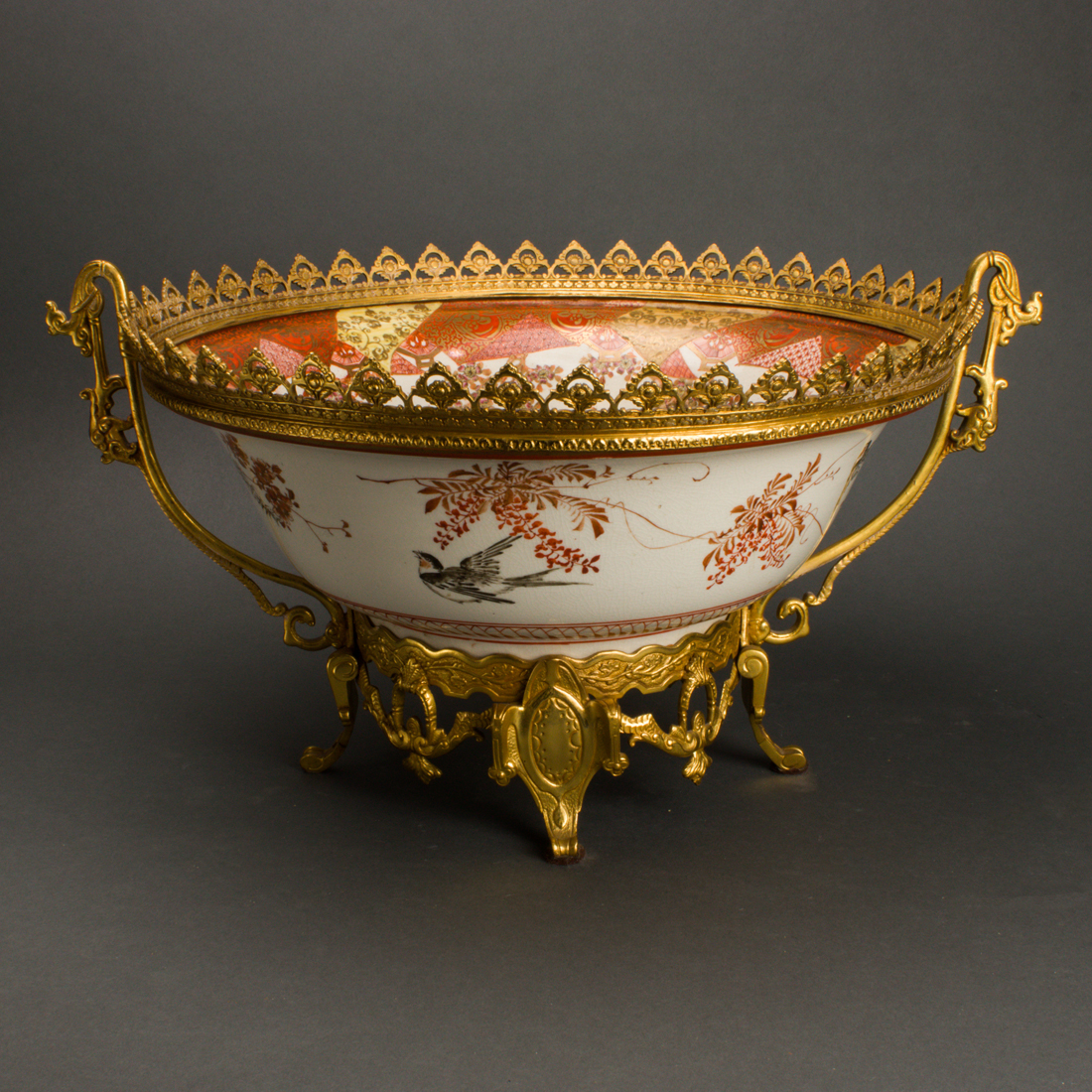 JAPANESE SATSUMA PUNCH BOWL