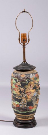 JAPANESE SATSUMA STYLE VASE, N
