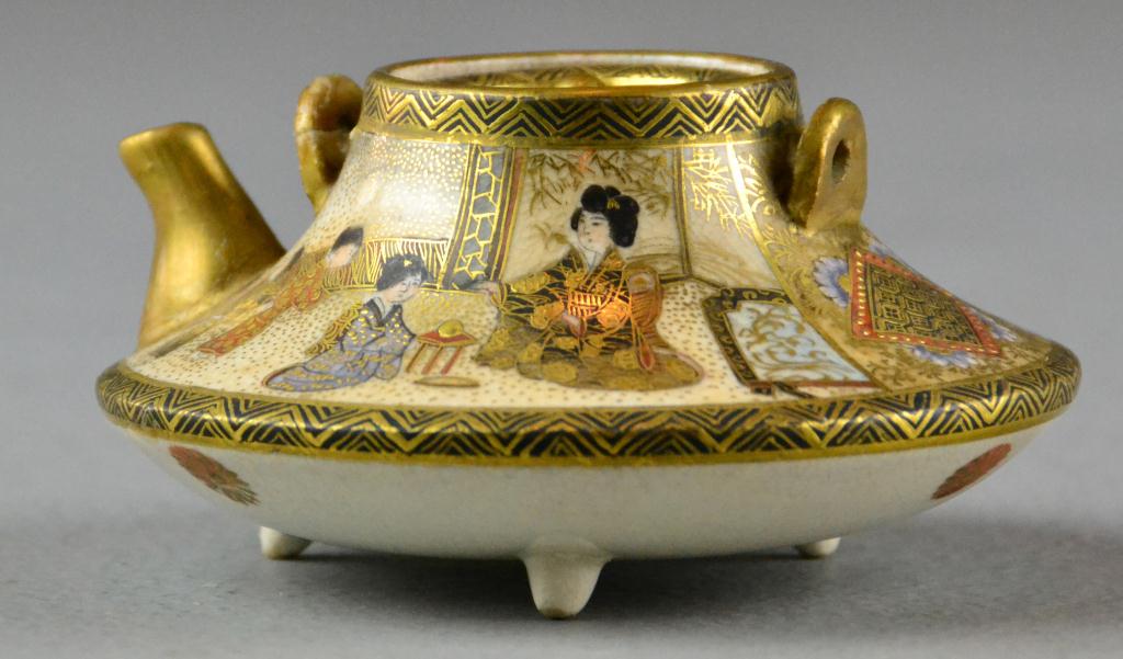 Japanese Satsuma Teapot - Meiji