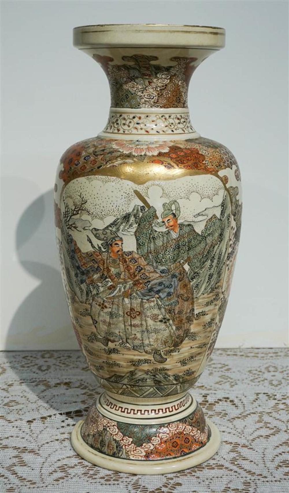 JAPANESE SATSUMA-TYPE POTTERY