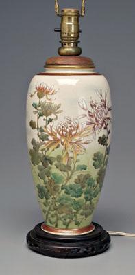 Japanese Satsuma vase, conical with