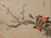 JAPANESE SCHOOL, BIRDS ON BRAN
