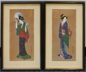 JAPANESE SCHOOL, GEISHAS, TWO