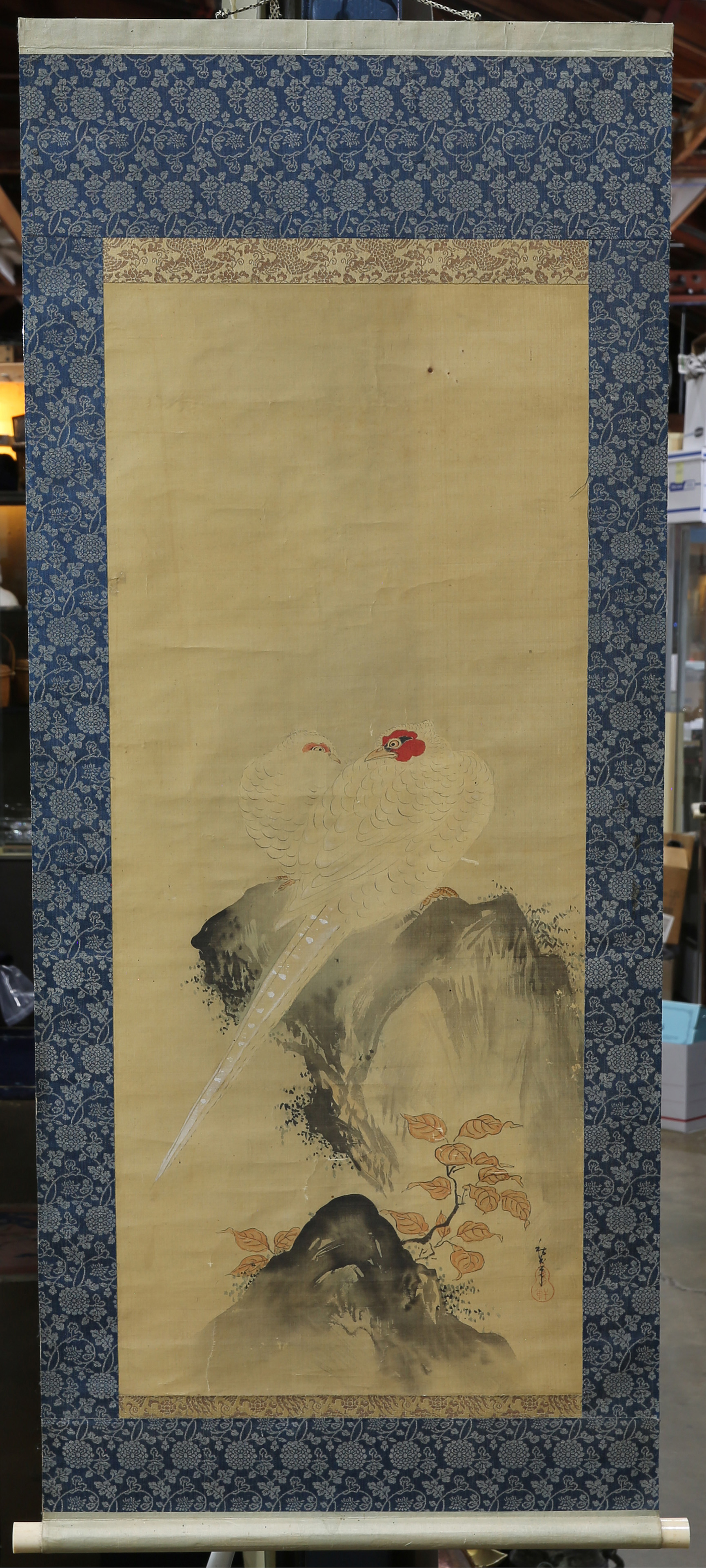 JAPANESE SCHOOL, PAIR OF HANGING