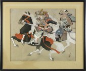 JAPANESE SCHOOL, SAMURAI, INK
