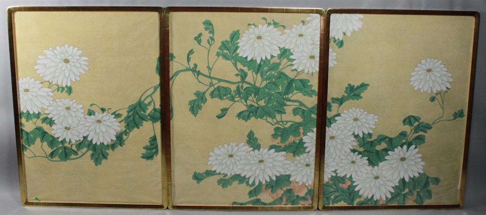 JAPANESE SCHOOL TRIPTYCH OF