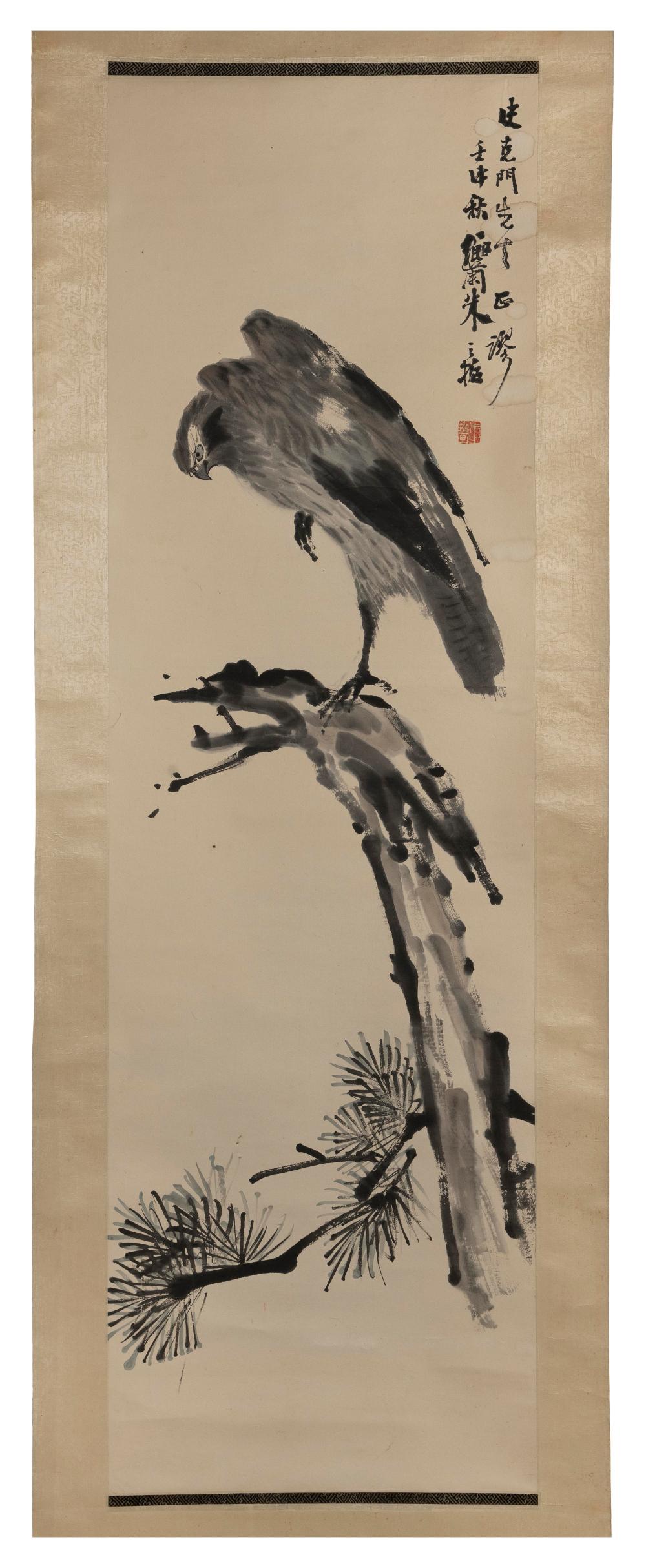 JAPANESE SCROLL PAINTING MEIJI