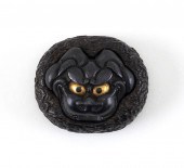 JAPANESE SHAKUDO, GILT METAL A