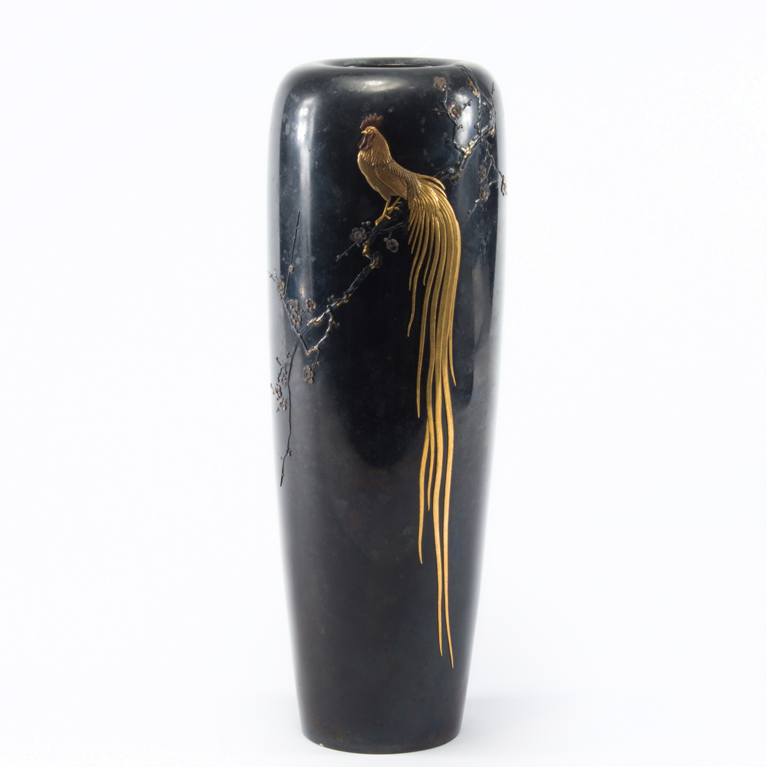 JAPANESE SHAKUDO VASE Japanese