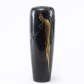 JAPANESE SHAKUDO VASE Japanese